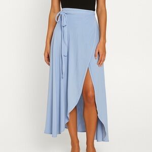 Reformation Maxi Wrap Skirt Waist Tie Size XS